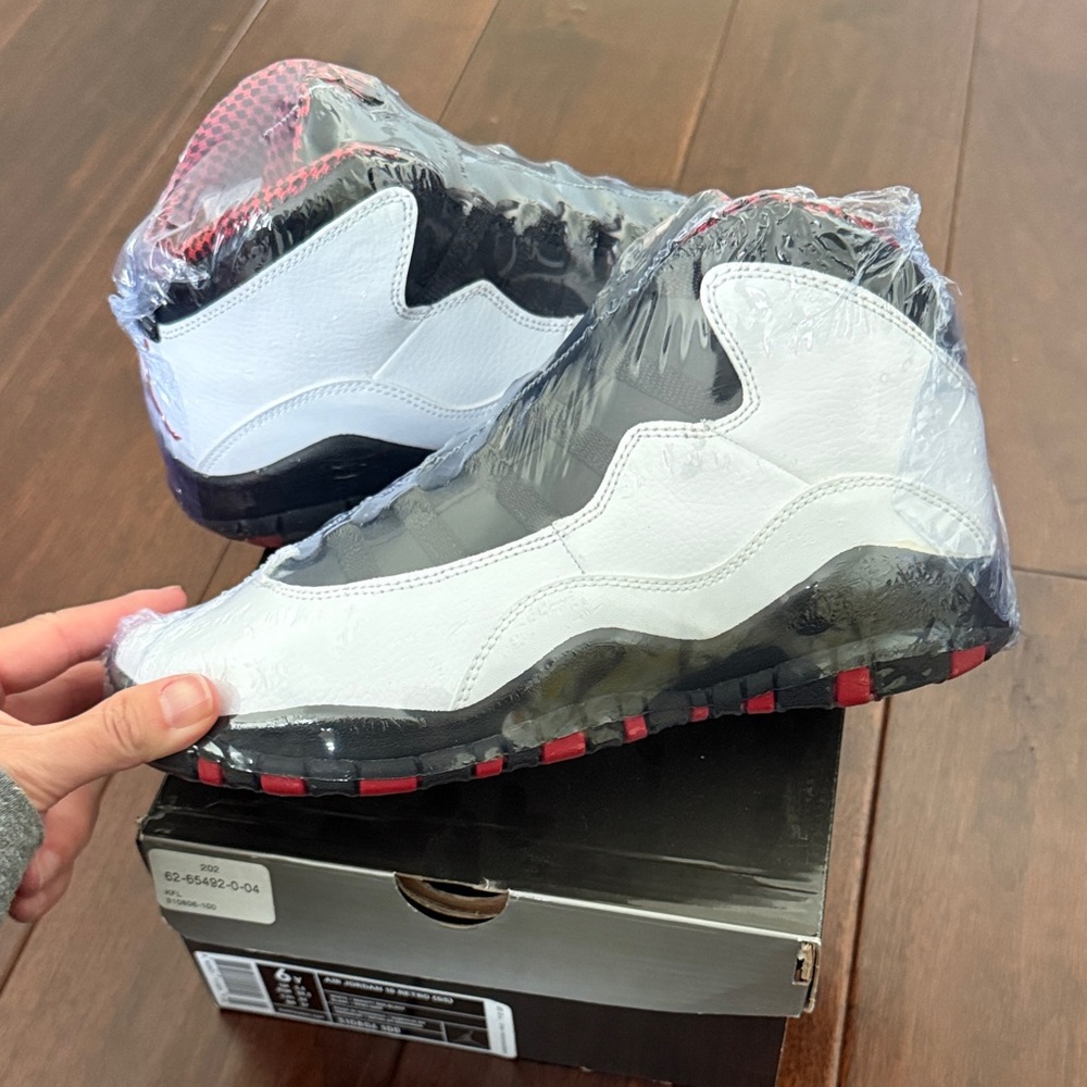 Jordan 10 X Chicago Rare GS 6Y Brand New Retro Release